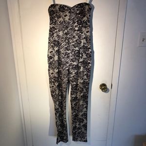 Mustard Seed Strapless Jumpsuit